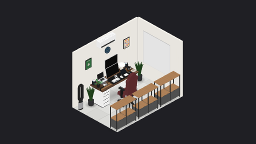 Mac Setup — a 49-item desk setup built in 3D on JUDDESK
