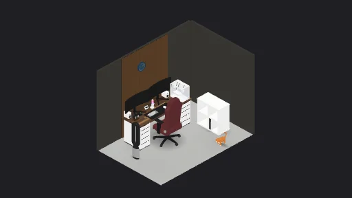 My Desk Setup — a 29-item desk setup built in 3D on JUDDESK