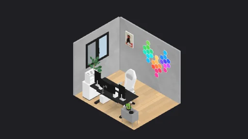 My Desk Setup — a 32-item desk setup built in 3D on JUDDESK